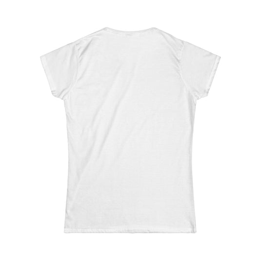 Women's Floral Softstyle Tee - Bright Lily Design, Summer Top, Gift for Her, Casual Wear, Stylish T-Shirt