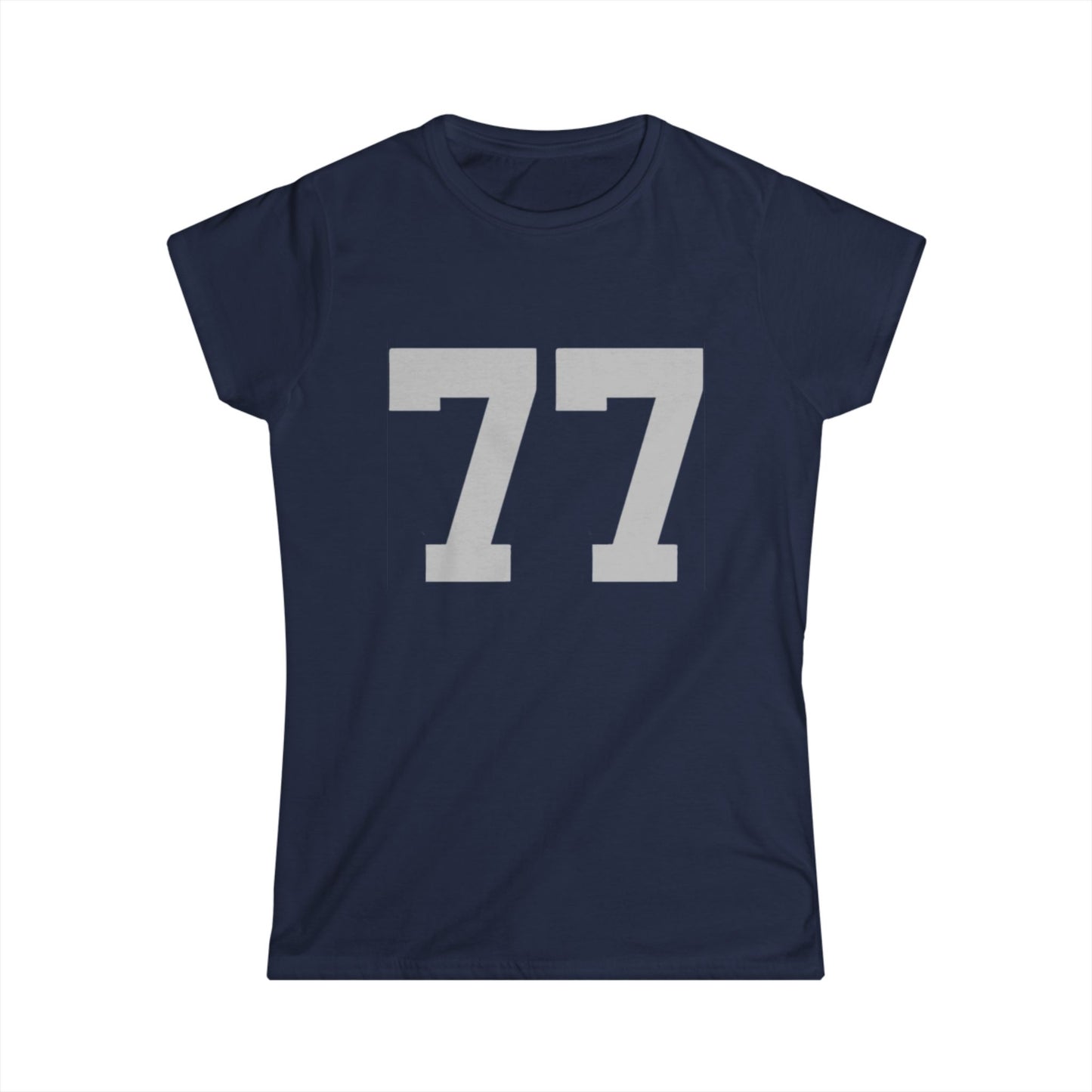 Casual Graphic Tee 77 - Trendy Women's Softstyle Shirt, Comfortable Everyday Wear, Unique Gift for Her, Sports Apparel, Fashion Statement